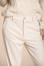 Foto 2 New York Cozy pantalone chino donna in jersey carrot fit