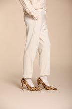 Foto 4 New York Cozy pantalone chino donna in jersey carrot fit