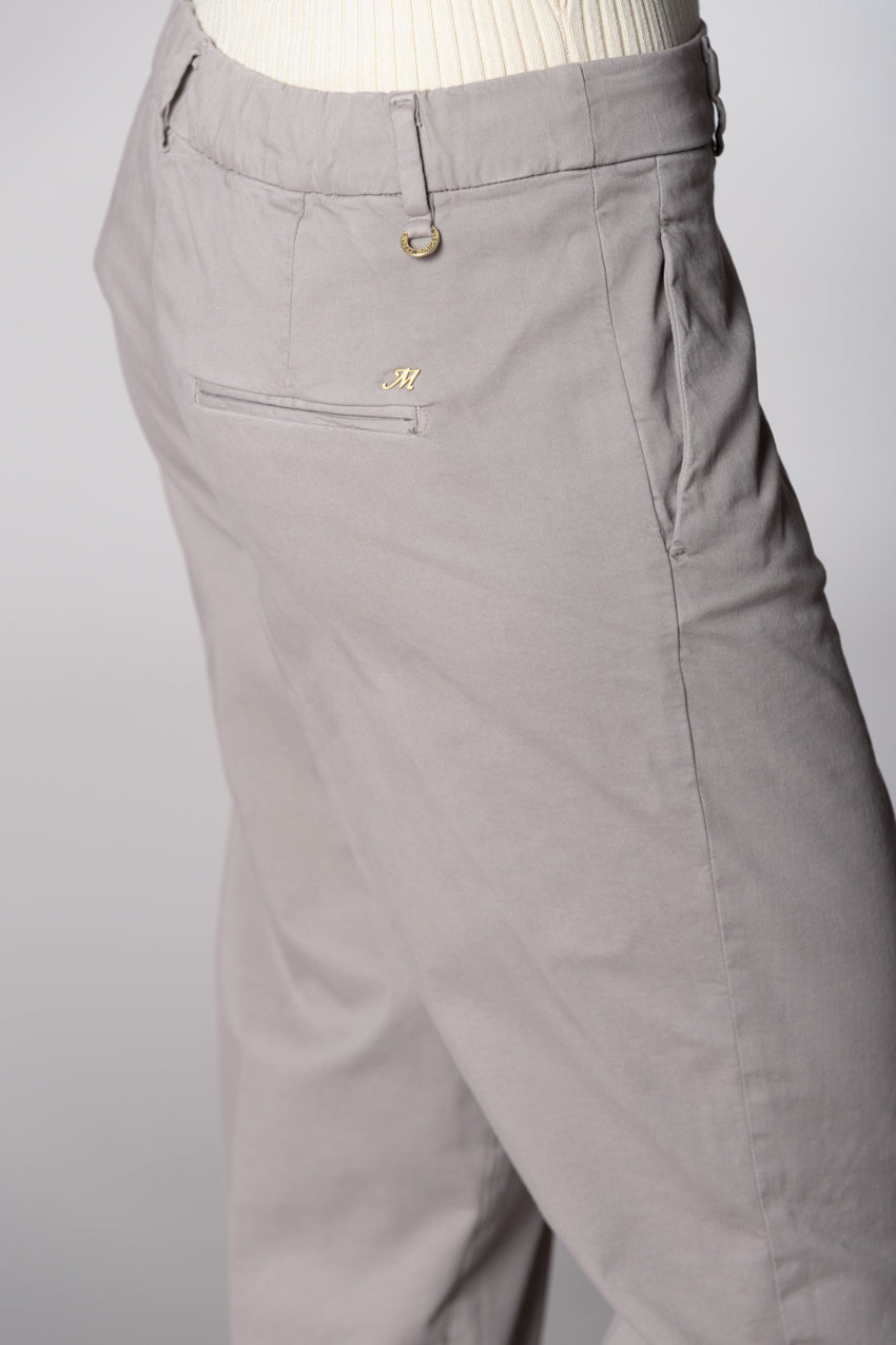 New York Cozy pantalon chino femme en gabardine carrot fit