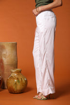 New York Cozy Straight Damen Chino Jogger Hose im Modal Straight Fit