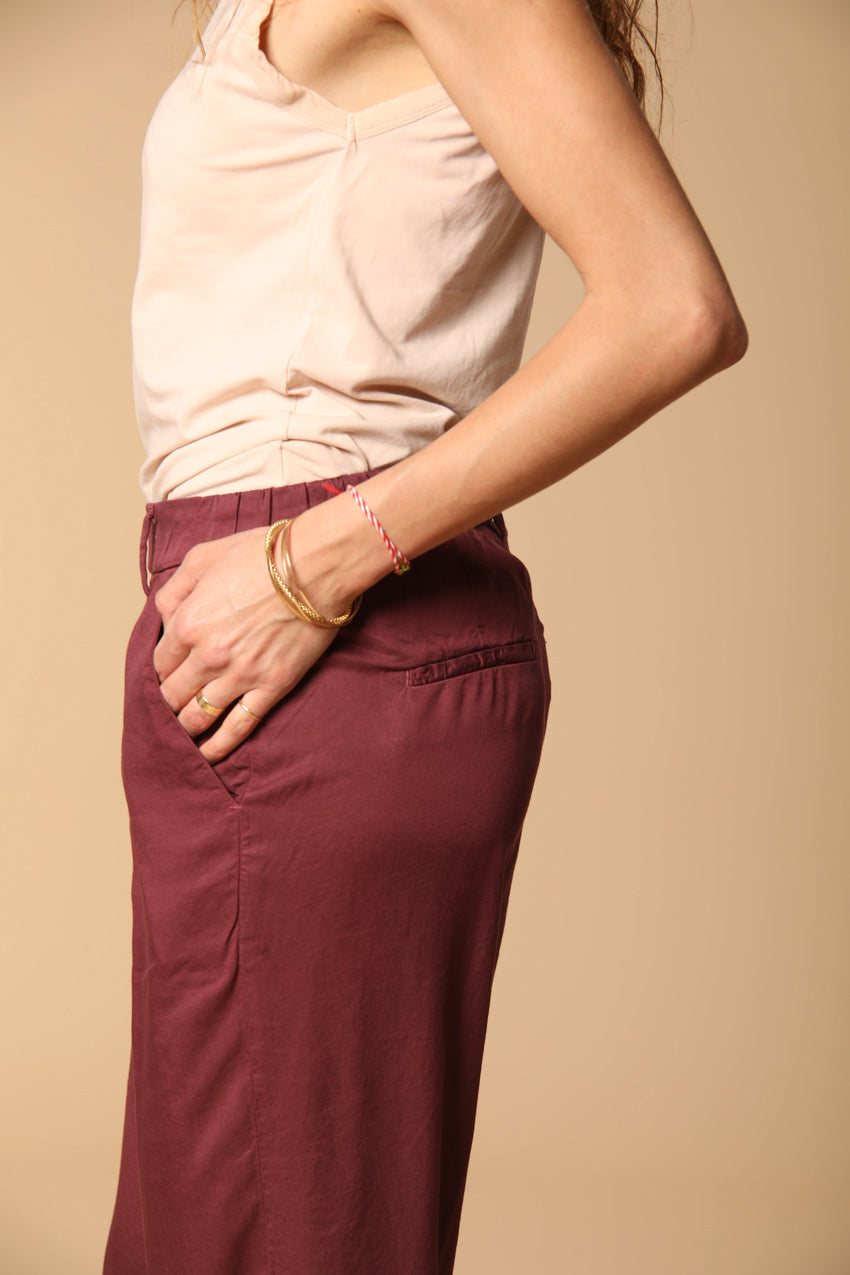 New York Cozy Straight Damen Chino Jogger Hose im Modal Straight Fit