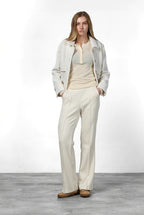 Easy Straight Chinohose für Damen aus Jersey mit straight fit