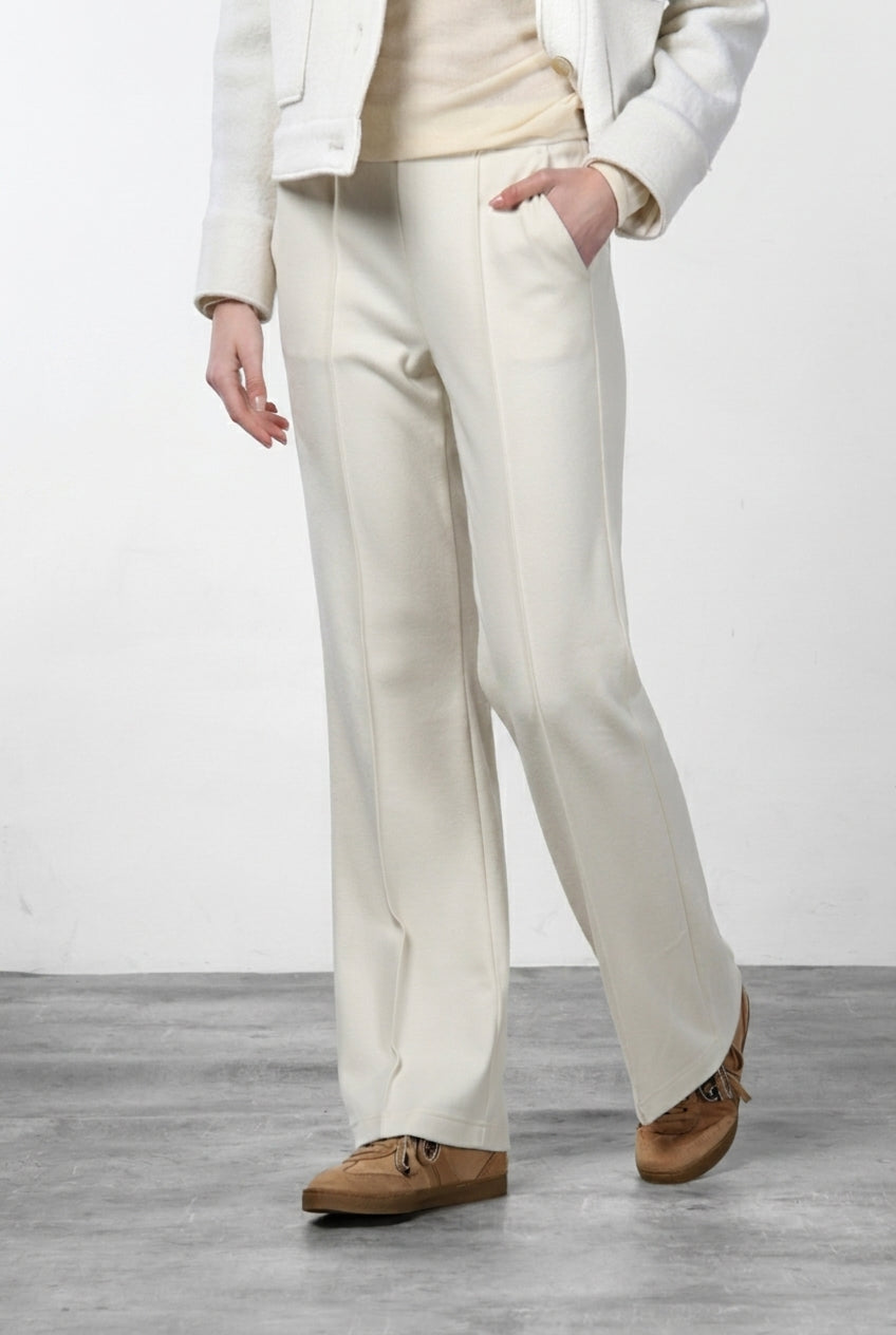 Easy Straight Chinohose für Damen aus Jersey mit straight fit