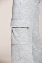 Easy Straight women's cargo jogger pants in lurex tricot straight fit