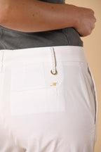 New York Cropped Damen Chino Hose in Gabardine Straight Fit