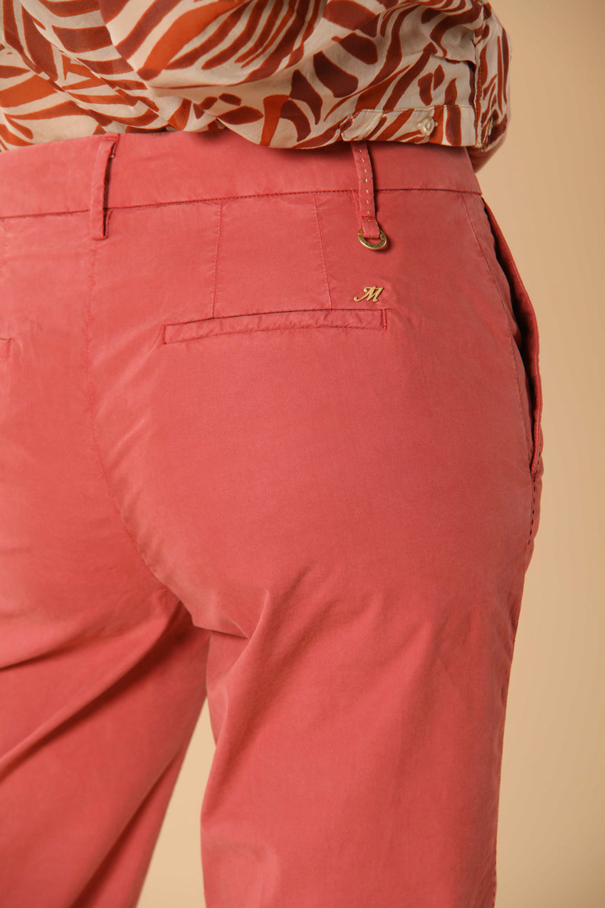 New York Cropped Damen Chino Hose in Gabardine Straight Fit