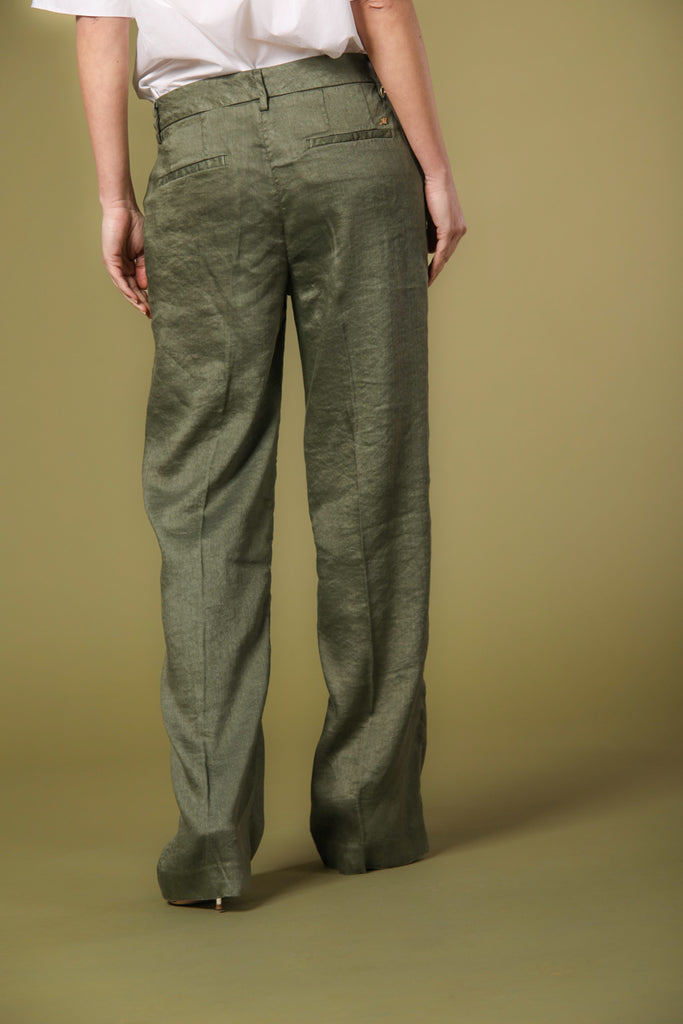 Image 5 de Pantalon chino pour femme modèle New York Straight de Mason's en vert