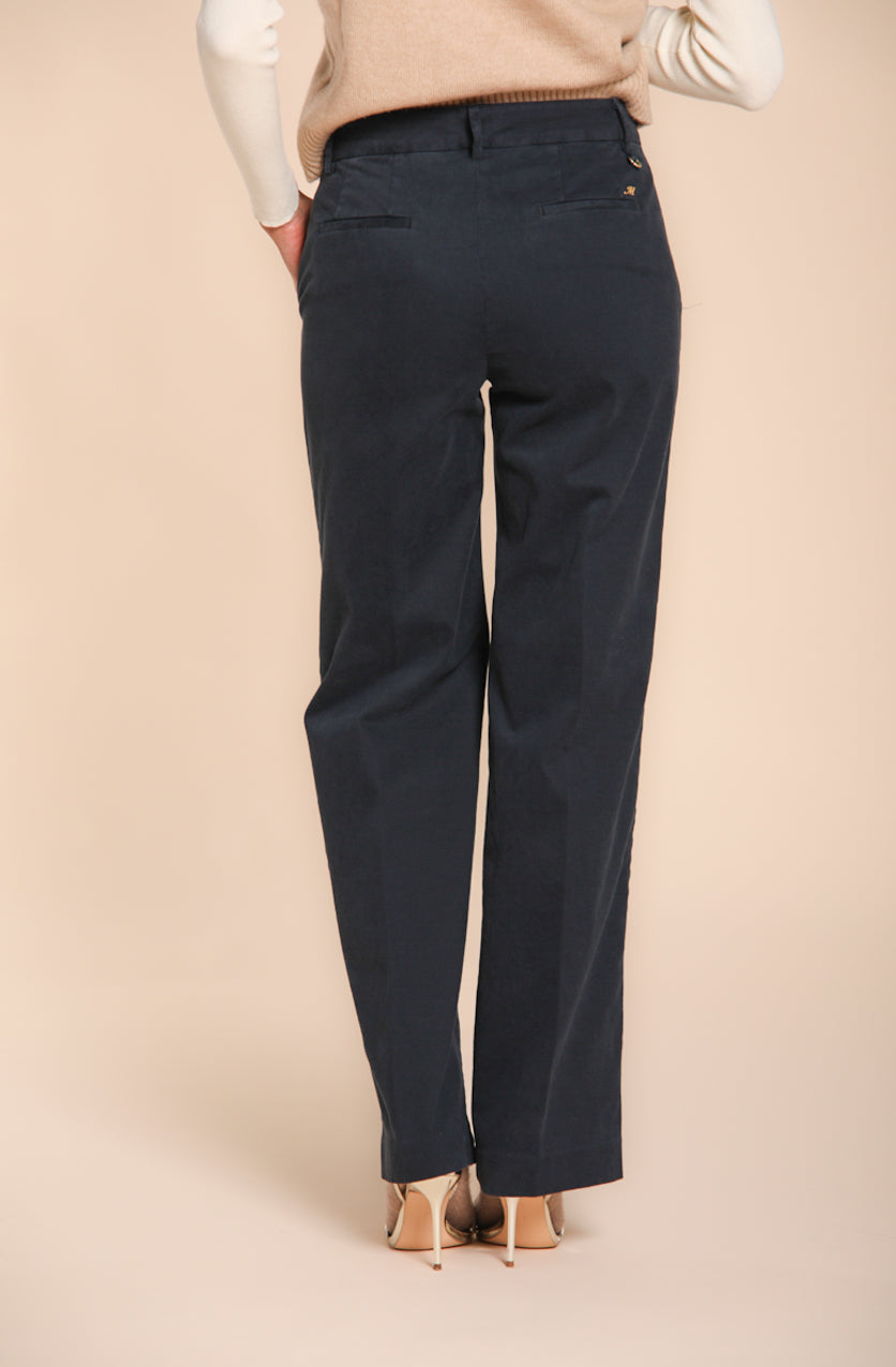 Foto 4 New York Straight pantalone chino donna in gabardina straight fit