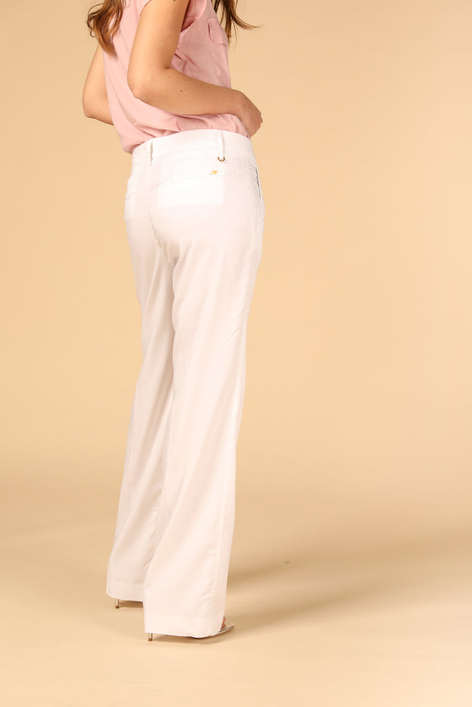 Image 2 de pantalon chino pour femme, modèle New York Straight, en couleur stuc de Mason's