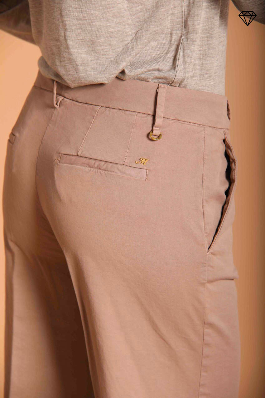 Immagine 2 pantalone chino donna in gabardina modello New York Straight straight fit