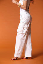 Victoria Cargo Pants women's in modal Straight fit
