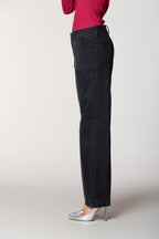 New York Straight pantalon chino femme en gabardine straight fit
