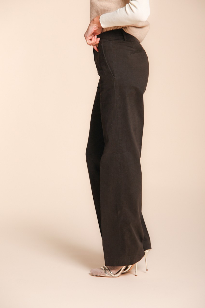 New York Straight pantalon chino femme en gabardine straight fit