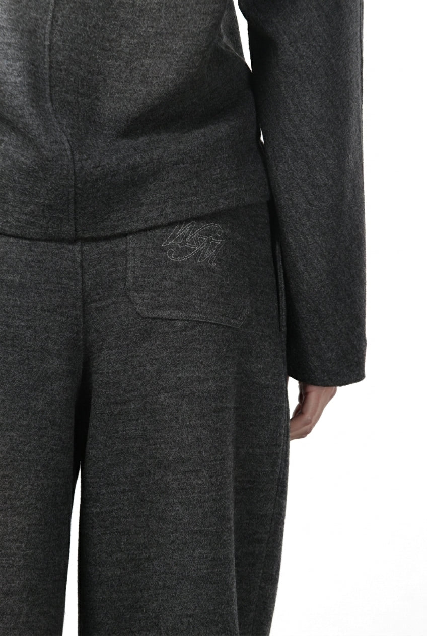 Women's Chino Trousers in Jersey Fabric with Balloon Fit