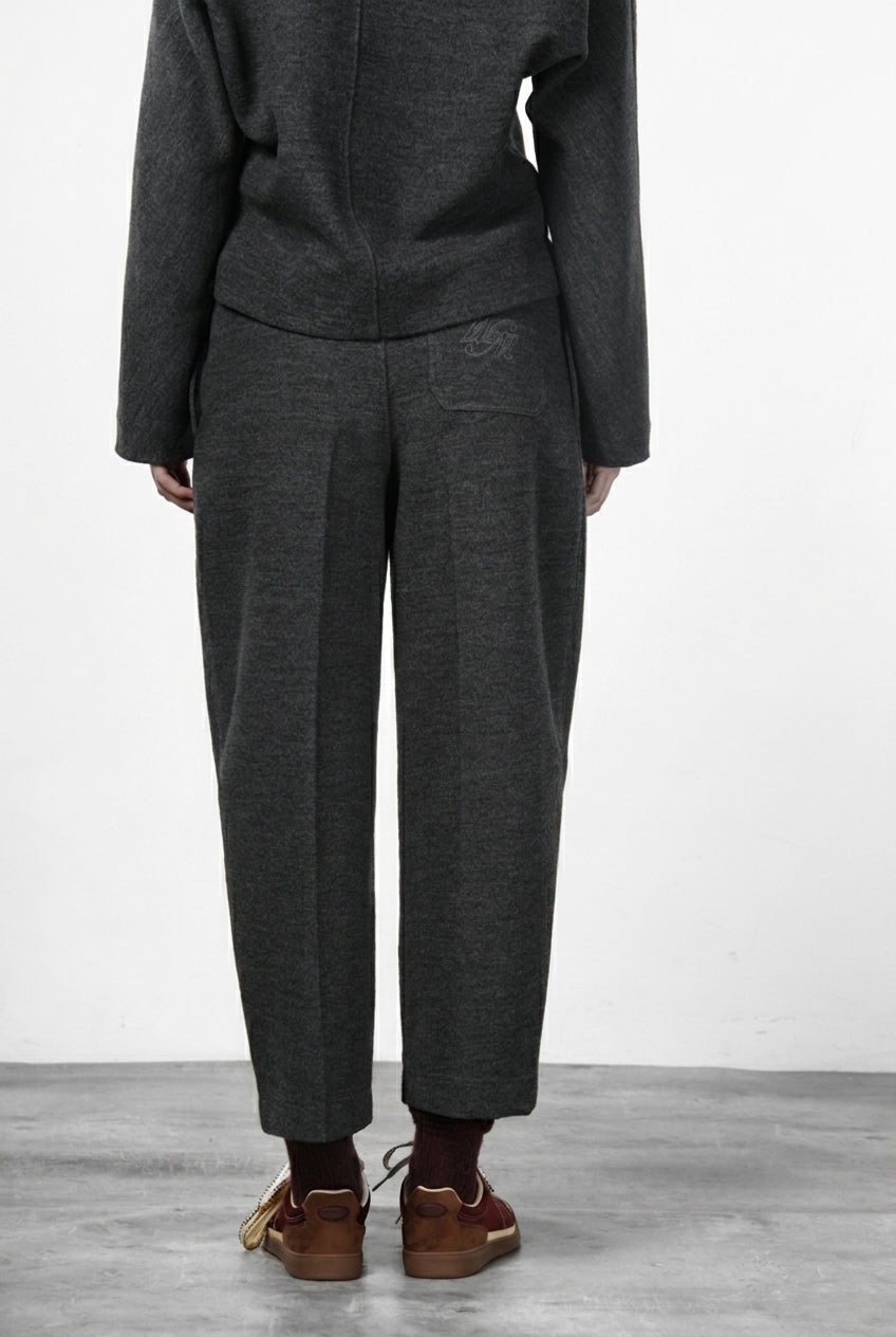 Women's Chino Trousers in Jersey Fabric with Balloon Fit