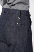 New York Studio women’s chino trousers in stretch denim, straight fit
