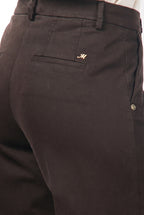 New York Studio women’s chino pants in satin with straight fit