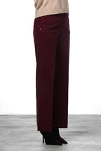 New York Studio women’s chino pants in satin with straight fit
