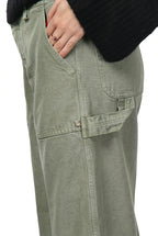 Dallas Wide pantalone chino donna in canvas straight fit