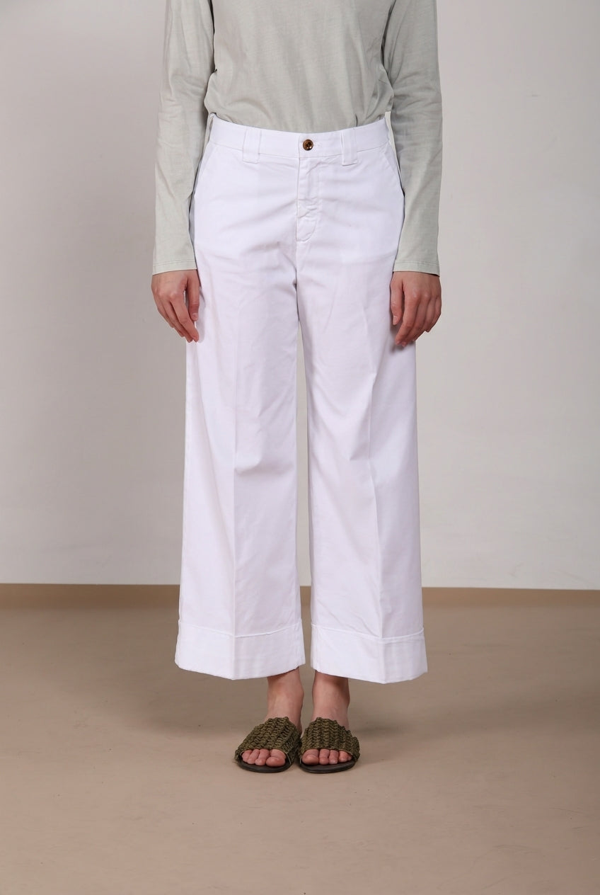 New York Studio Cropped women's chino pants gabardine straight fit