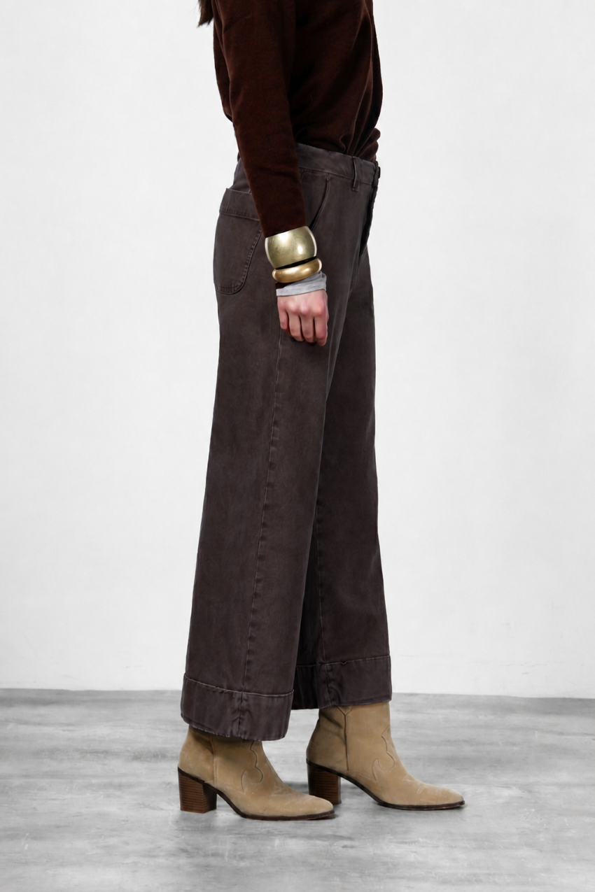 New York Studio Crop women’s chino pants in stretch twill with straight fit