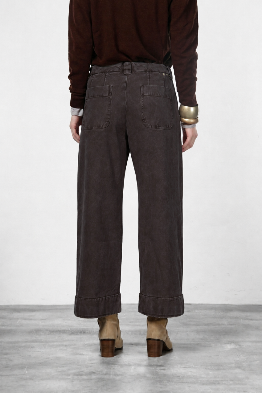 New York Studio Crop women’s chino pants in stretch twill with straight fit