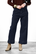 New York Studio Crop women's chino pants in twill stretch straight fit