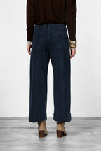 New York Studio Crop women's chino pants in twill stretch straight fit