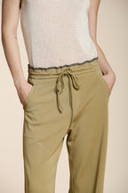 New York Studio Elax women's chino jogger pants in jersey straight fit