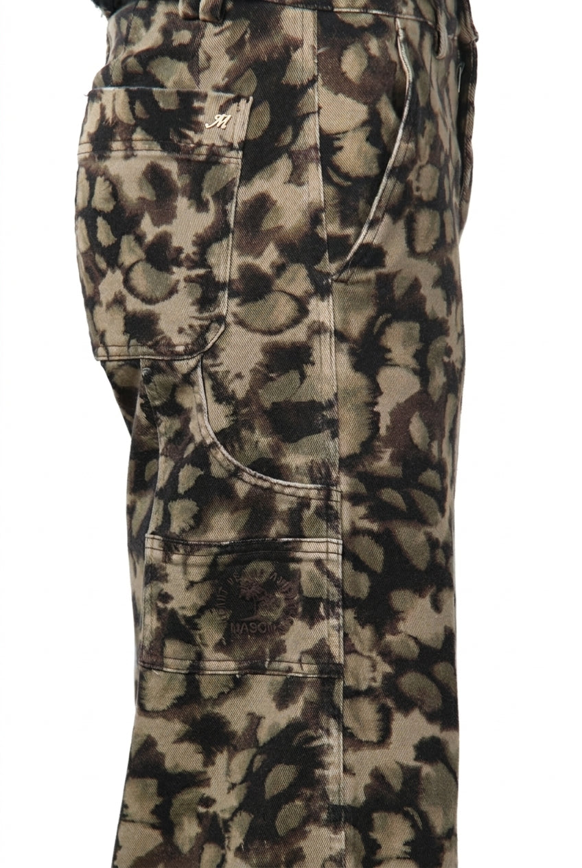 Dallas Wide Work Chinohose für Damen aus Bull mit Camouflage-Muster und straight fit