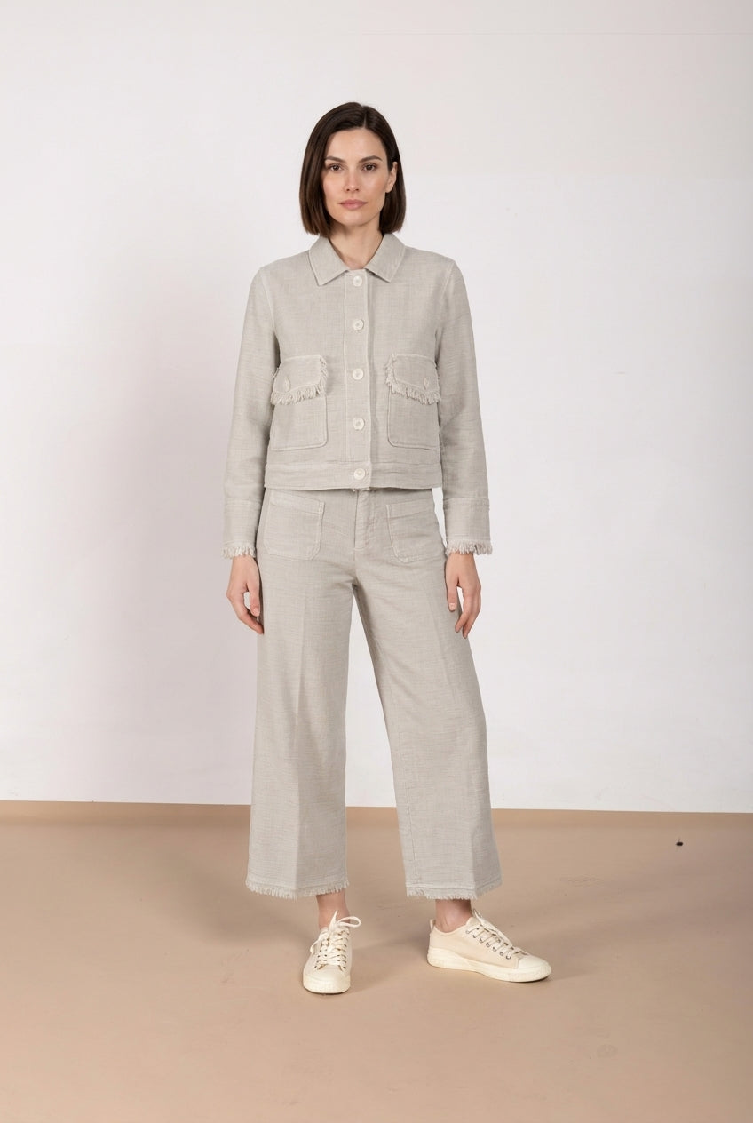 New York Studio Cropped women's chino pants in mat straight fit