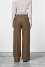 New York Studio Tailored women’s chino pants in flannel jersey with straight fit