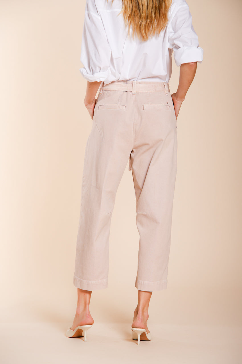 Vivienne City pantalone chino donna in bull stretch balloon fit