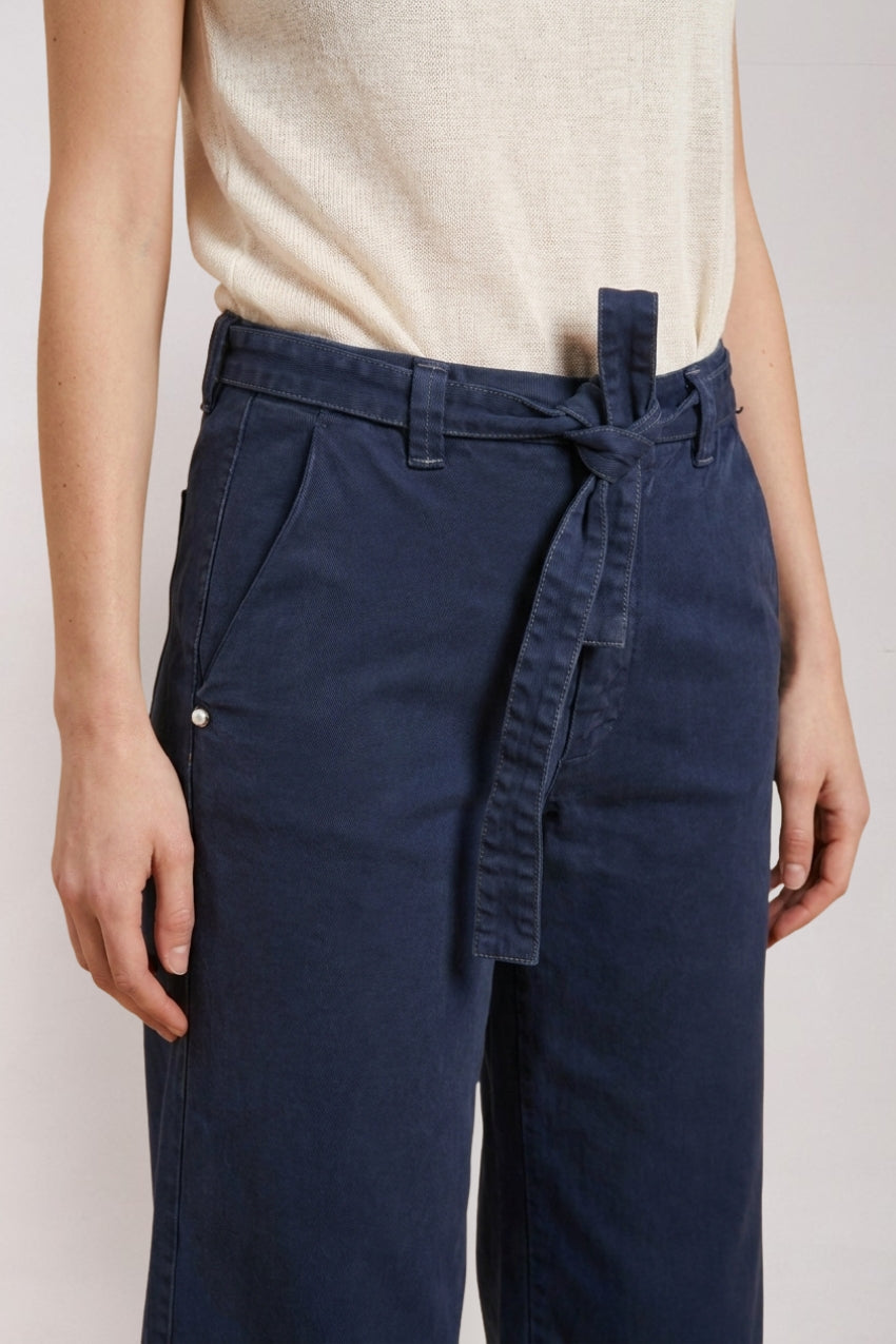 Vivienne City pantalone chino donna in bull stretch balloon fit