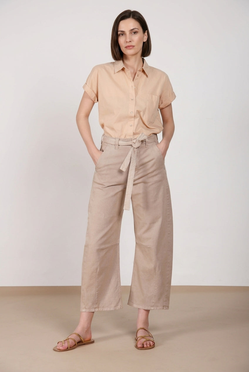 Vivienne City pantalone chino donna in bull stretch balloon fit