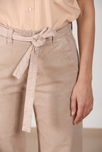 Vivienne City pantalon chino femme en bull stretch balloon fit