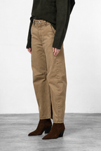 Vivienne City women’s chino pants in gabardine with balloon fit