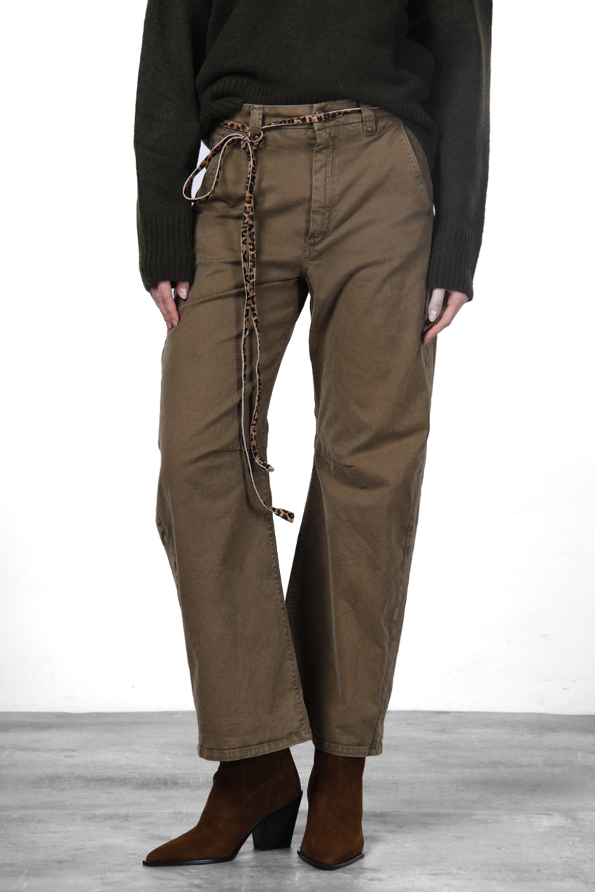Vivienne City women’s chino pants in gabardine with balloon fit