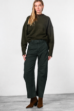 Vivienne City women’s chino pants in gabardine with balloon fit
