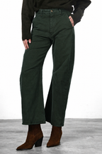 Vivienne City women’s chino pants in gabardine with balloon fit