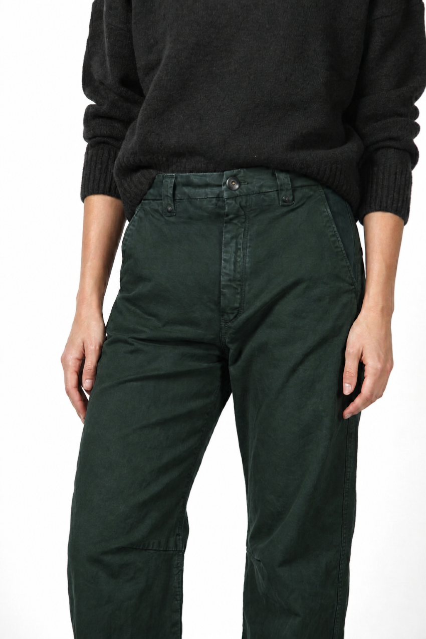 Vivienne City women’s chino pants in gabardine with balloon fit