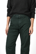 Vivienne City women’s chino pants in gabardine with balloon fit