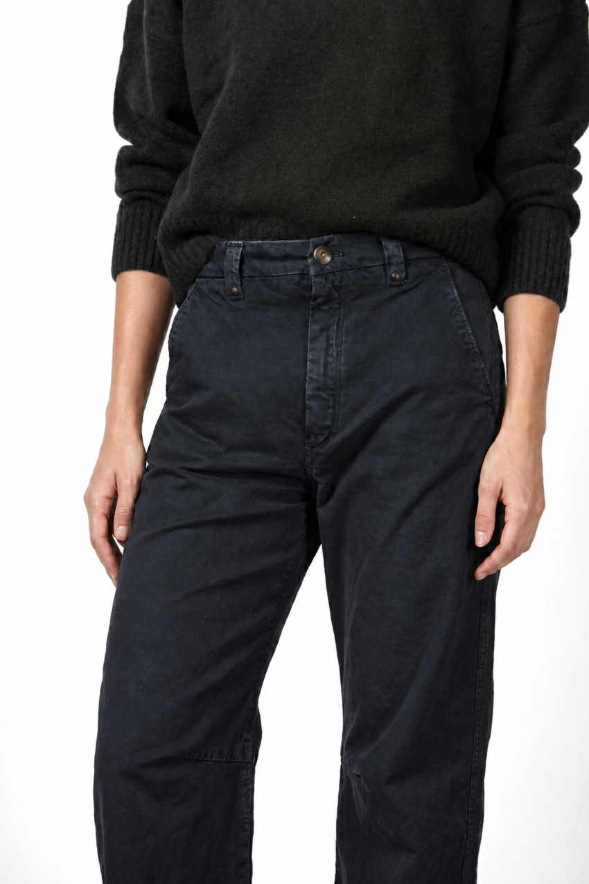Vivienne City women’s chino pants in gabardine with balloon fit