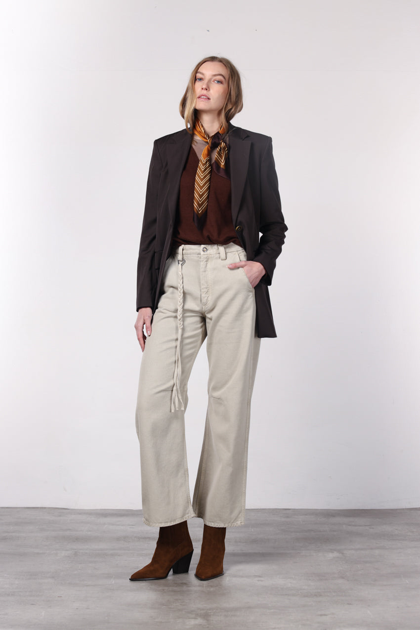 Valerie pantalone chino donna in twill baloon fit