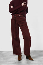 Valerie Chinohose für Damen aus Twill mit balloon fit ①
