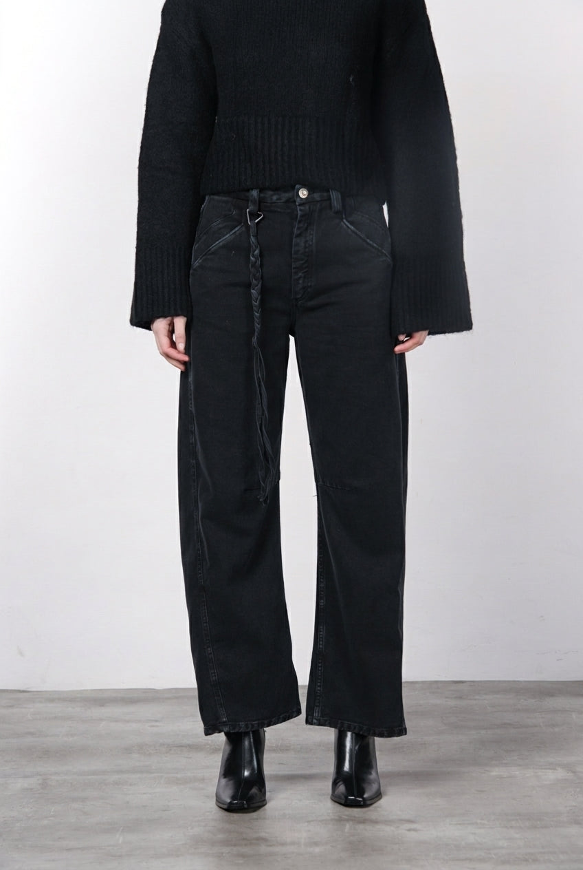 Veronique pantalone chino donna in twill balloon fit