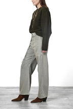 Venice Chinohose für Damen aus Twill mit balloon fit ①
