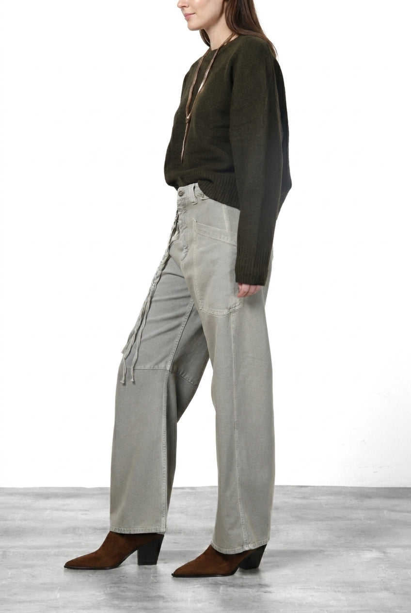 Venice Chinohose für Damen aus Twill mit balloon fit ①