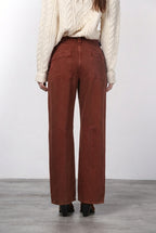 Violette women’s chino pants in twill with balloon fit ①
