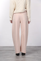 Virginie women’s chino pants in twill with balloon fit ①
